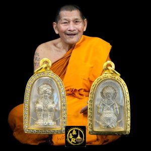 龍普瑪哈士喇/龍普濟公 佛曆2568 億萬幸運 猴神 夏努曼 (已包意大利金水晶防水殼) - 純銀材質